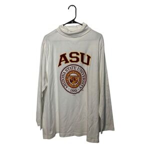 Vintage Arizona State University Shirt Unisex 3X White Turtleneck ASU Sun Devils